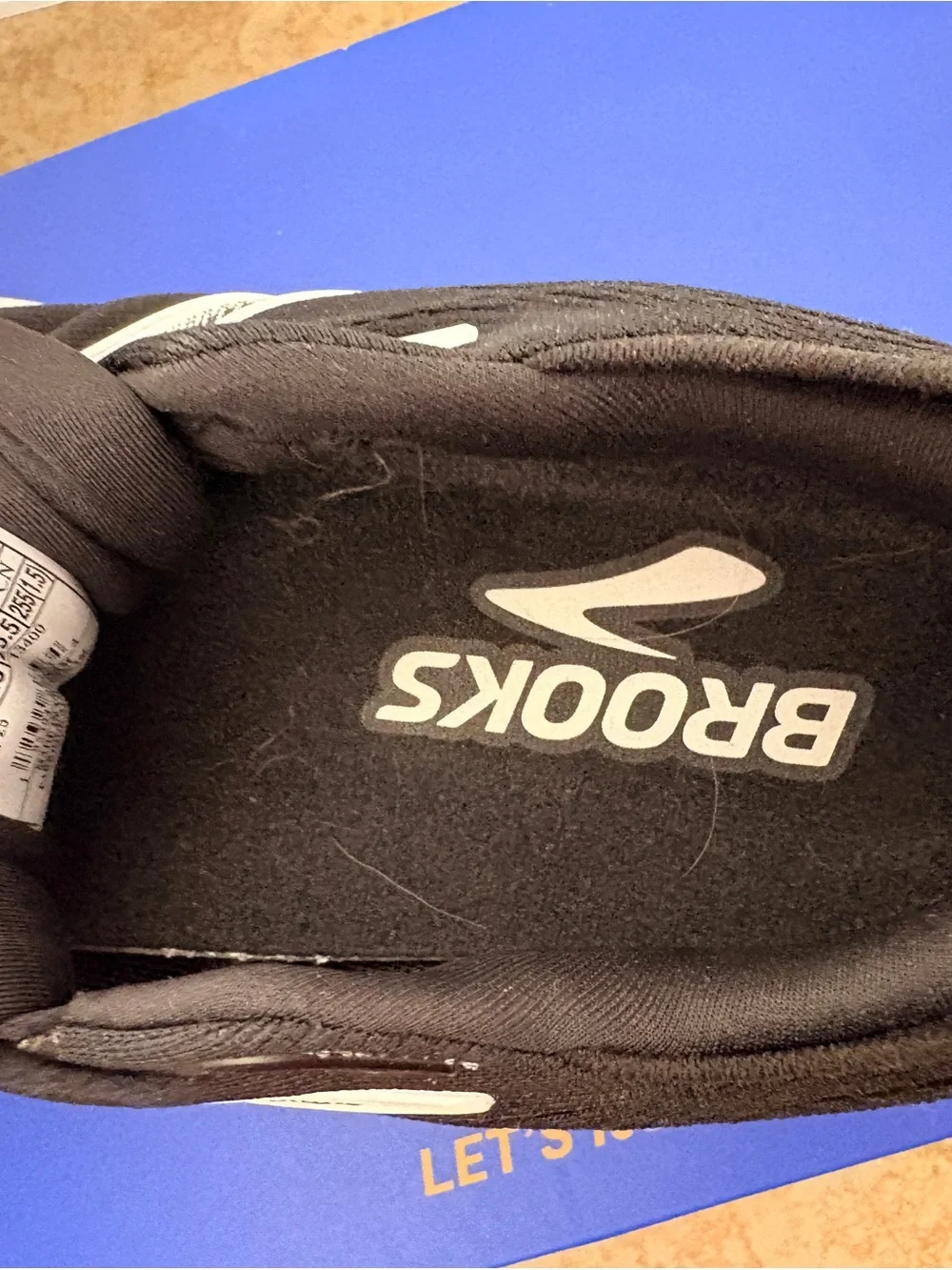 Brooks Black and White Women’s Athletic Running Shoes